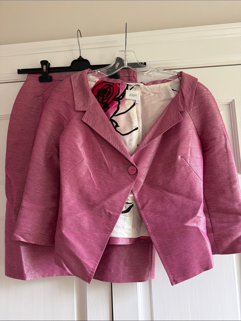 Joop Women's Pink Blazer Jacket & Skirt
